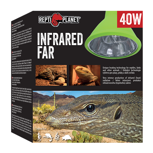 נורת חימום אינפרה אדום רחוק ReptiPlanet Infrared Far 2