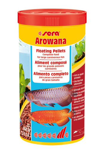 סרה ארואנה 1 ליטר מזון לדגים גדולים