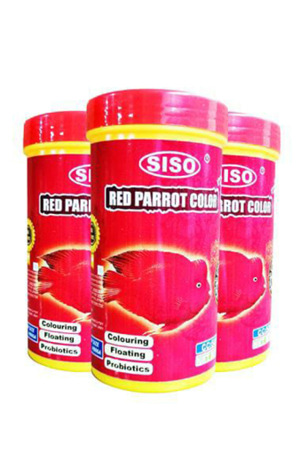 SISO Red Parrot Colour מזון לציקלידי תוכי