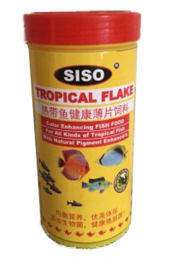 SISO Tropical Flake מזון דפים לדגים טרופיים