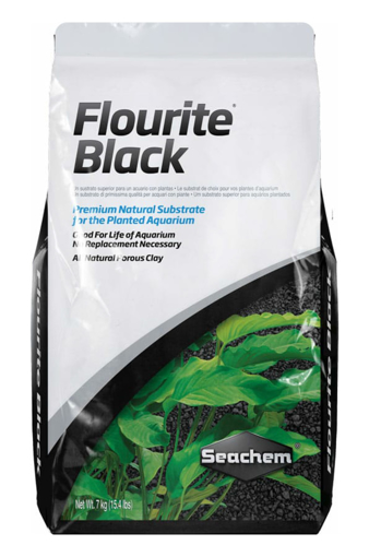 Seachem Flourite black sand פלוריט שחור סיכם מצע