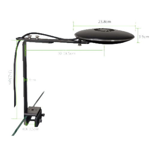 תמונה של זט לייט דגם UFO מערכת תאורה חכמה - Zetlight UFO - לאקווריומי צמחיה/אלמוגים בצורת קוביה