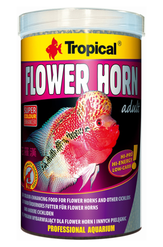 Tropical Flowerhorn מזון לפלוואר הורן