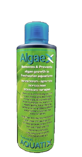 Algaex – אלג’י איקס 500 מ"ל | טיפול ומניעת אצות לאקווריום