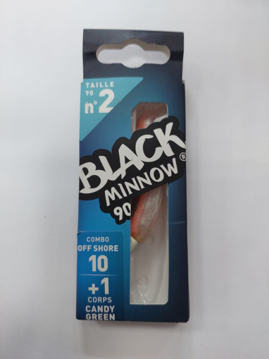 תמונה של דמוי סיליקון לז'ירז'ור 10 גרם BLACK MINNOW