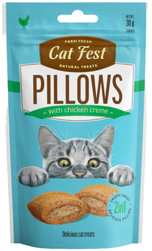 תמונה של CATFEST חטיפי כריות לחתול בטעם עוף