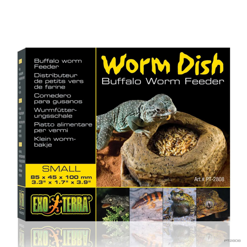 תמונה של צלחת האכלה קטנה להאכלה בתולעי קמח Exo-Terra Buffalo Worm Dish