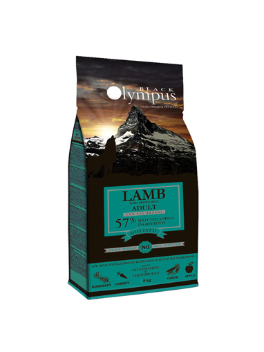 בלאק אולימפוס כבש ואורז חום 12 ק״ג