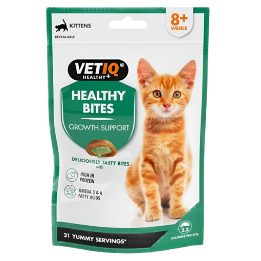 VETIQ חטיף כריות לגורי חתולים 65 גרם – תמיכה בגדילה והתפתחות בריאה
