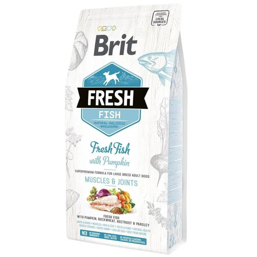 Brit Fresh Fish Muscles & Joints מזון לכלבים לתמיכה במפרקים
