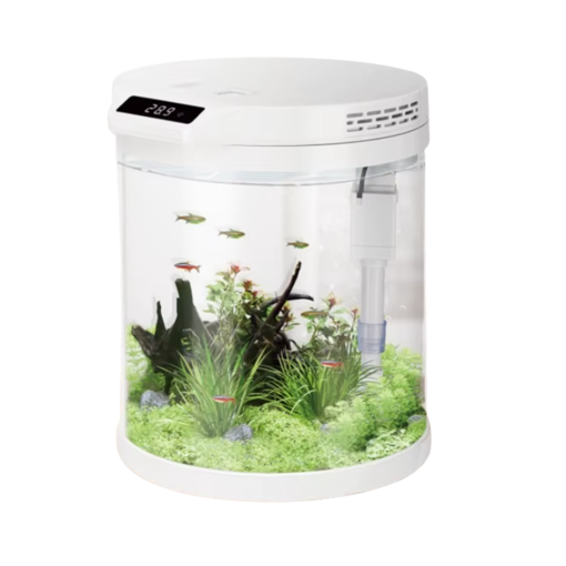 	אקווריום צילינדר 11 ליטר SOBO Q6 בעיצוב מודרני