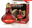 מנורת חימום אינפרא אדום Repti Zoo לזוחלים 100W