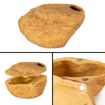 תא לחות מגנטי ומסתור לזוחלים REPTI ZOO בגודל Medium
