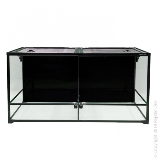 טרריום זכוכית רחב REPTILE ONE RTF-1260HTD עם מחיצה לזוחלים במידה 120×60×60 ס״מ