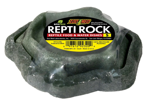 מארז כלי אוכל וכלי מים ZOO MED Repti Rock לזוחלים